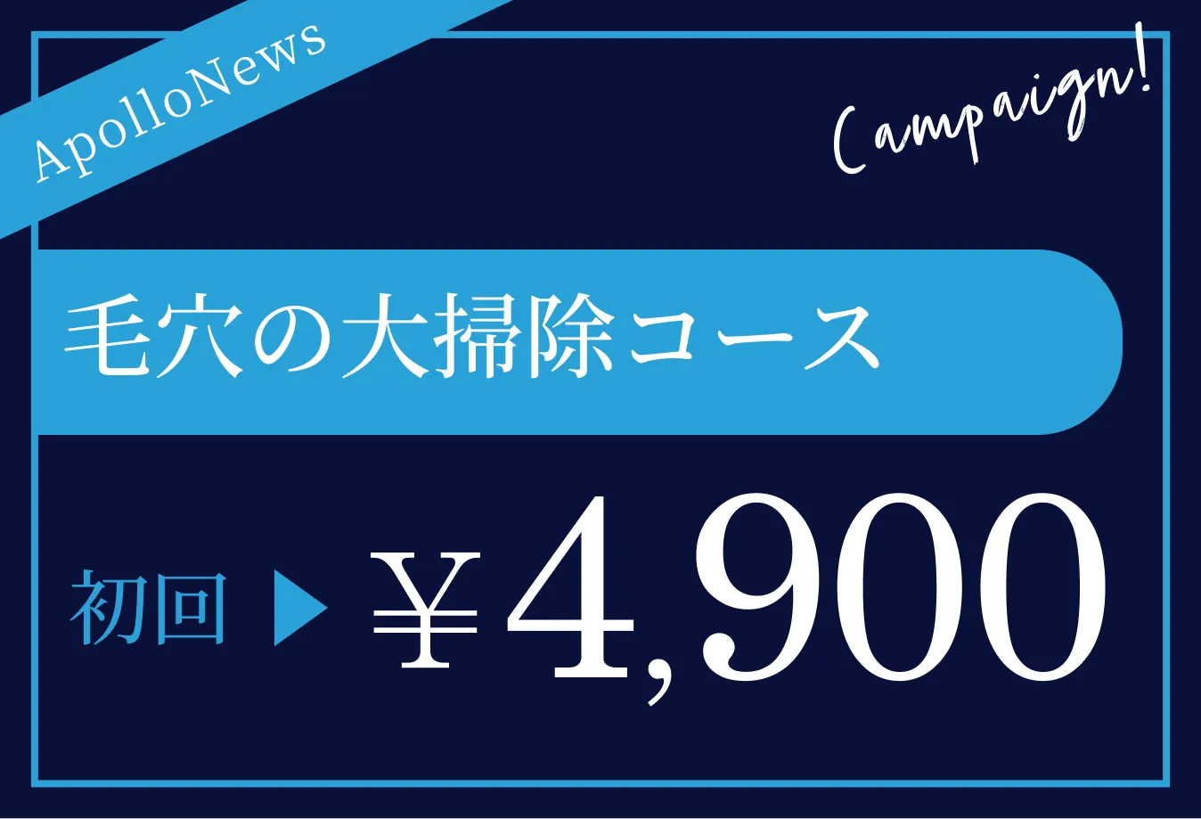毛穴の大掃除コース